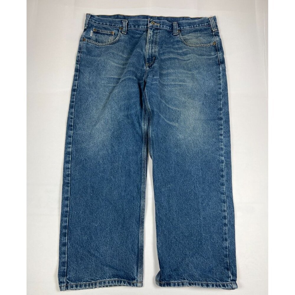 Carhartt B13-DVB Men’s 42 x 28 Relaxed Fit Denim Light Wash Workwear Jeans